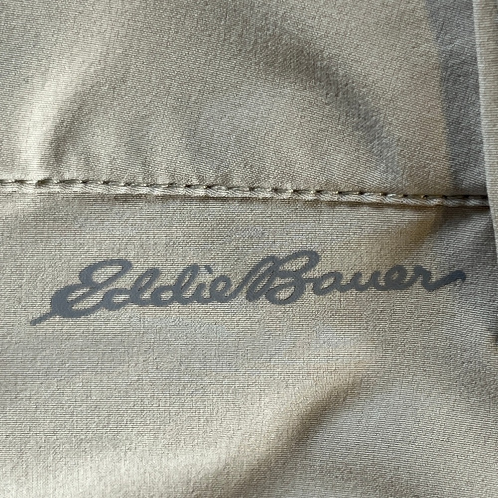Eddie Bauer Travex Capri Pants Khaki Stretch Hiking Utility Women 18 - Picture 6 of 11